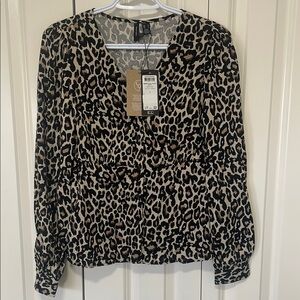 Vero Moda Chic Leopard Print Women's Top